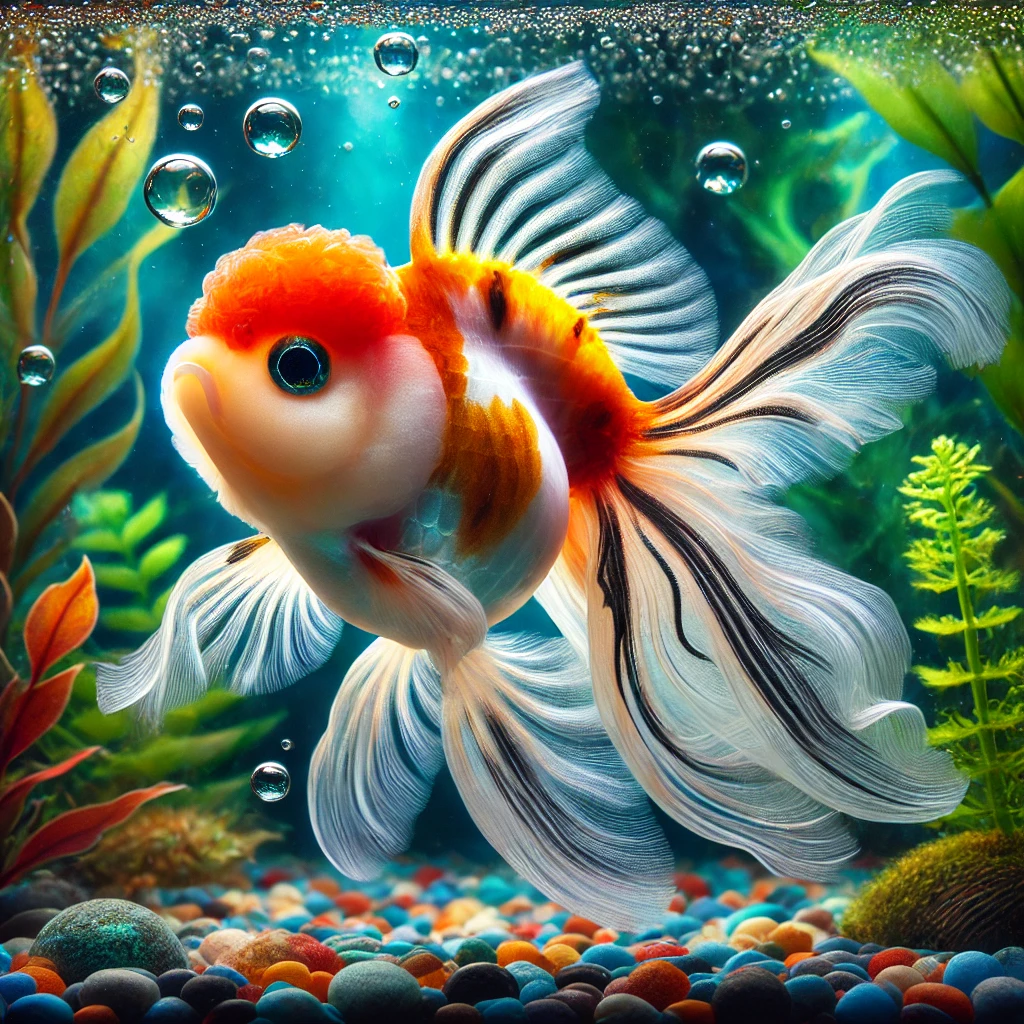 Carassius auratus ciel Oči-au-ciel