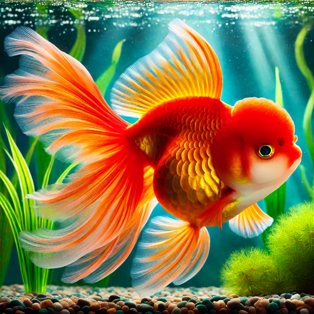 Carassius auratus poisson Kometa
