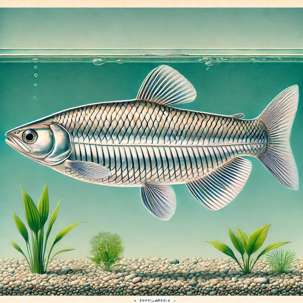 Distichodus affinis Červené ploutve distic...