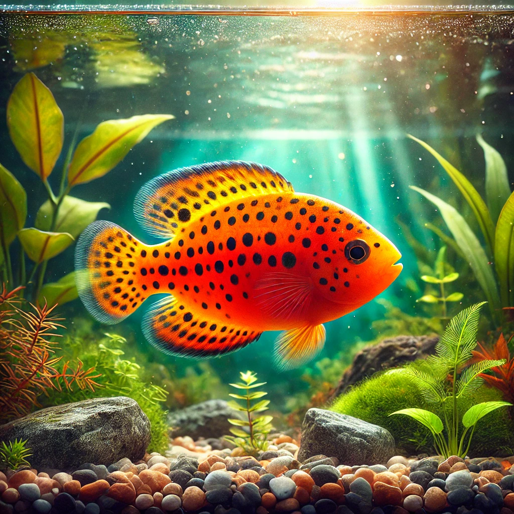 Etroplus maculatus (Oranžový chromid)