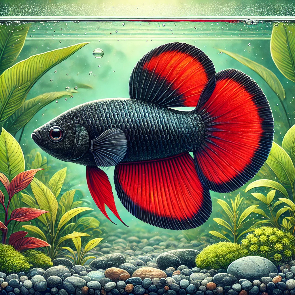 Labeo bicolor (Červený ocas)