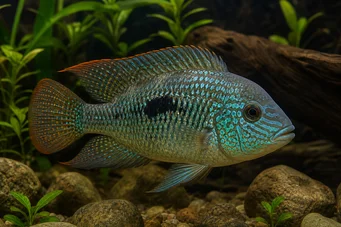Aequidens rivulatus (Bílý pás Acara)