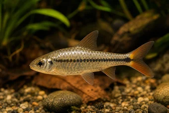 Barbus melanympyx (Vousatá melaryMpyx)