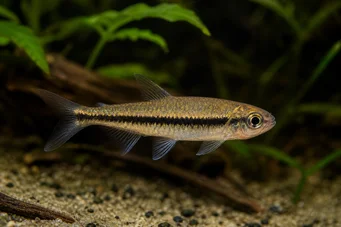 Corynopoma riisei (Corynopoma Dwarf, meč tetra)
