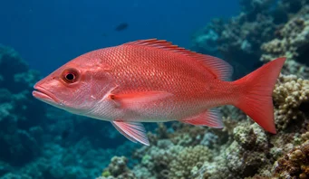 Lutjanus sanguineus Červená krevní plodina