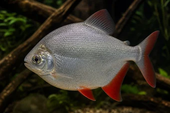 Myleus rubripinnis rubripinnis Metynnis s červeným hákem