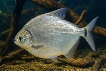 Mylossoma duriventre Pacou-Meule, stříbrné myleus