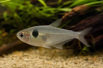 Phenacogaster megalostictus (Velká skvrna z skvrn)