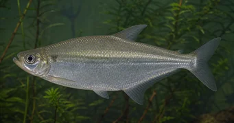Triportheus pictus Stříbrná tetra-slash