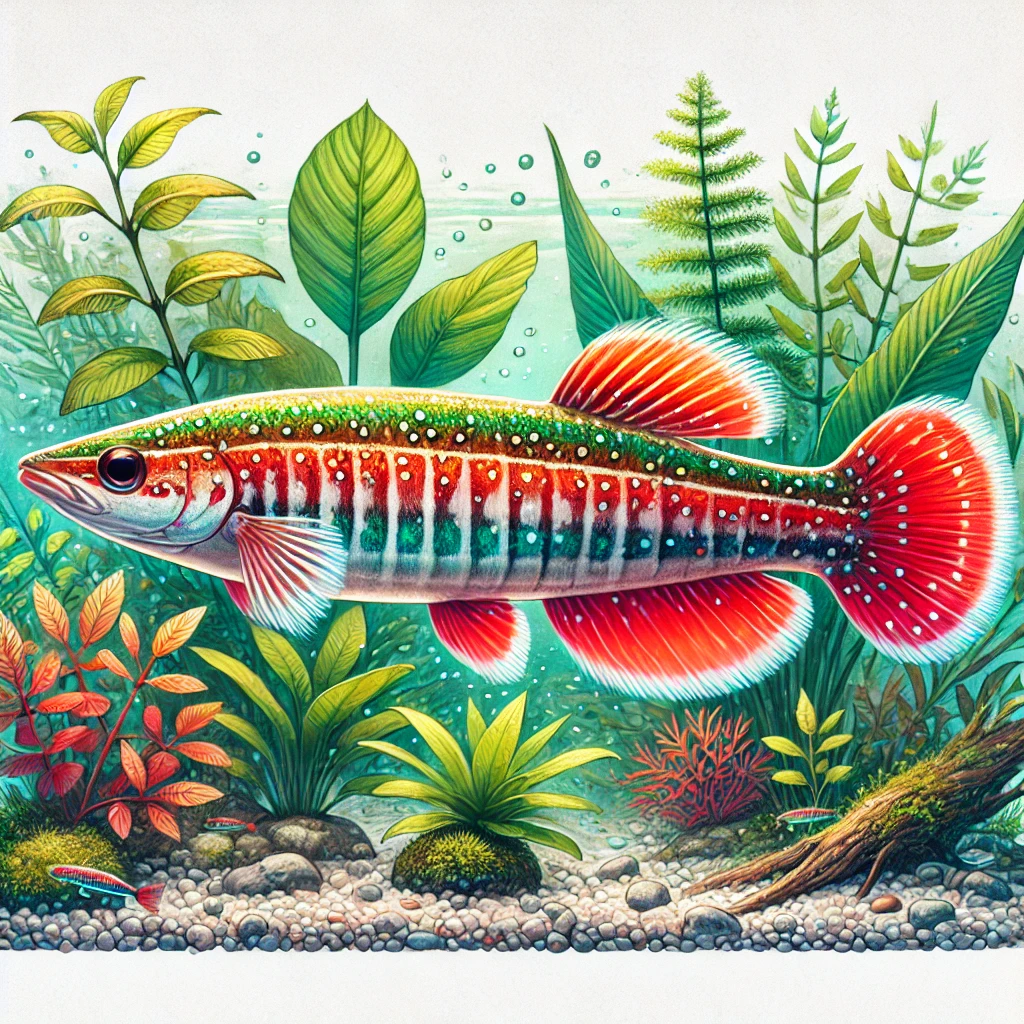 Nannostomus beckfordi ar... Zlaté tužky