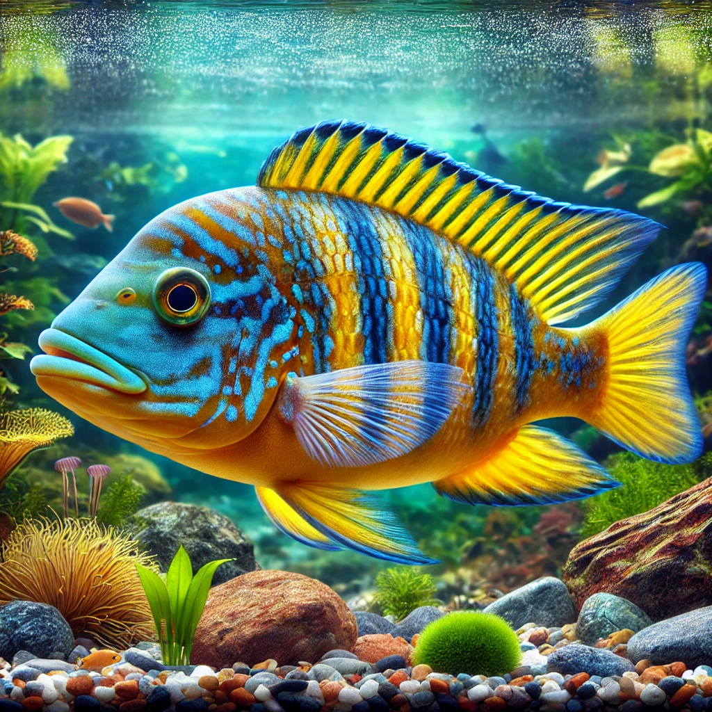 Pseudotropheus tropheops Žlutá